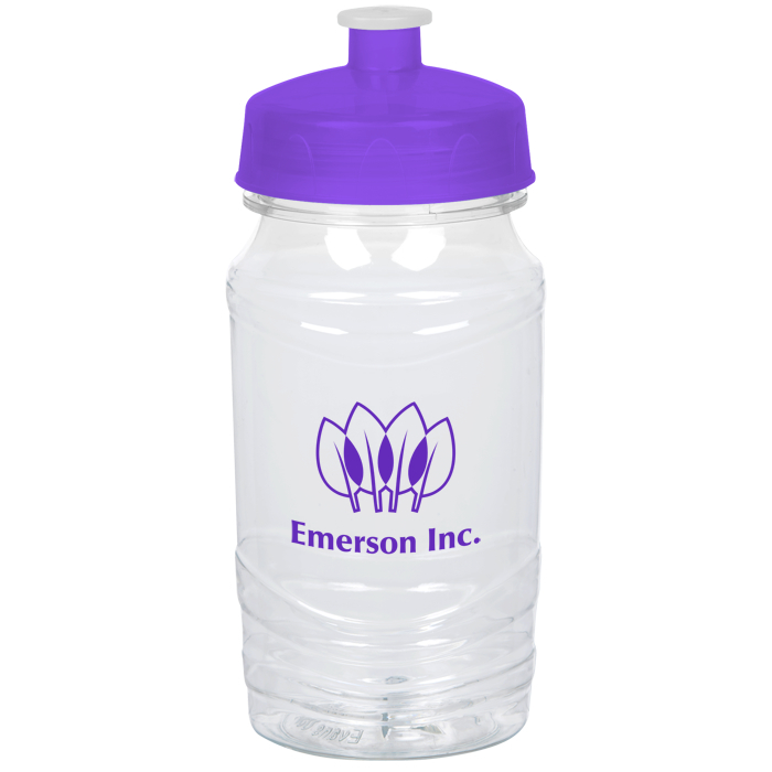 Custom Refresh Surge Water Bottle - 16 oz - Clear