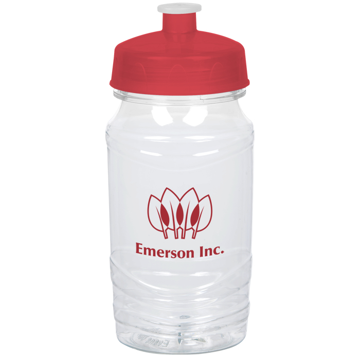 Custom Refresh Surge Water Bottle - 16 oz - Clear