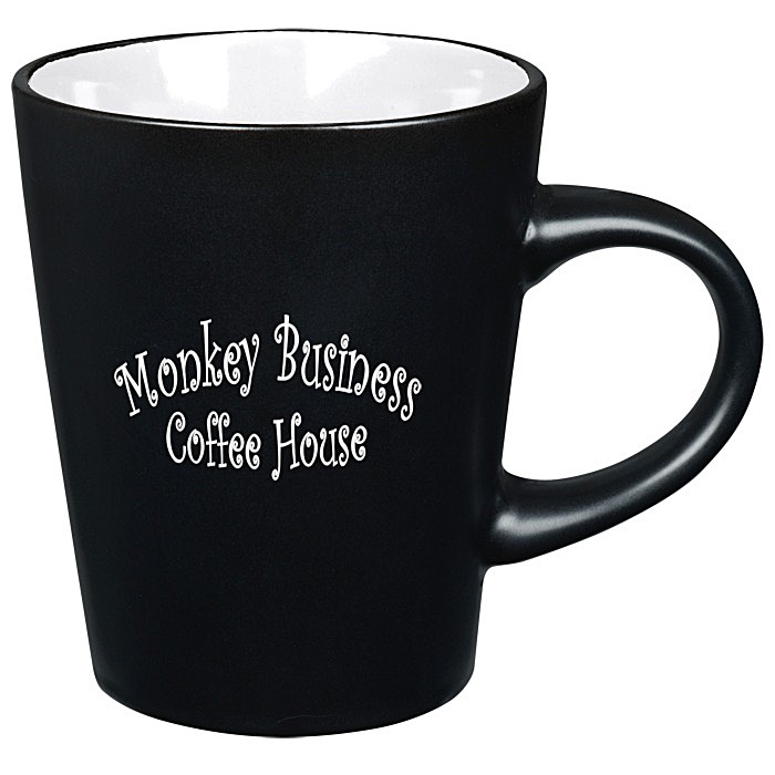 Custom Noir Ceramic Mug - 12 oz