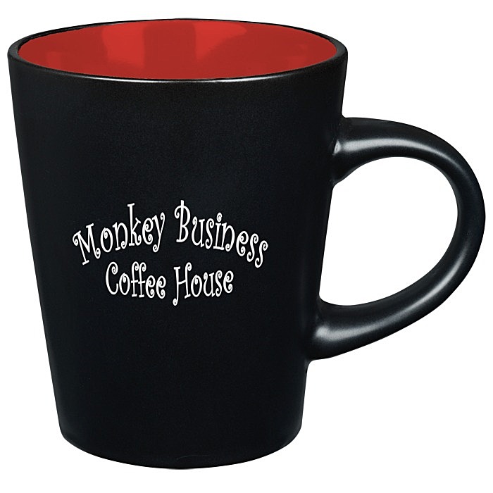 Custom Noir Ceramic Mug - 12 oz