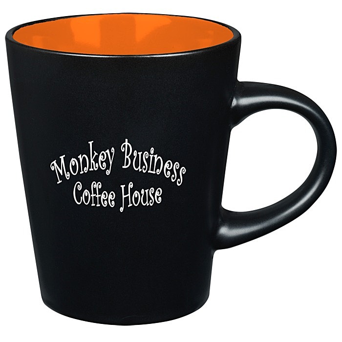 Custom Noir Ceramic Mug - 12 oz