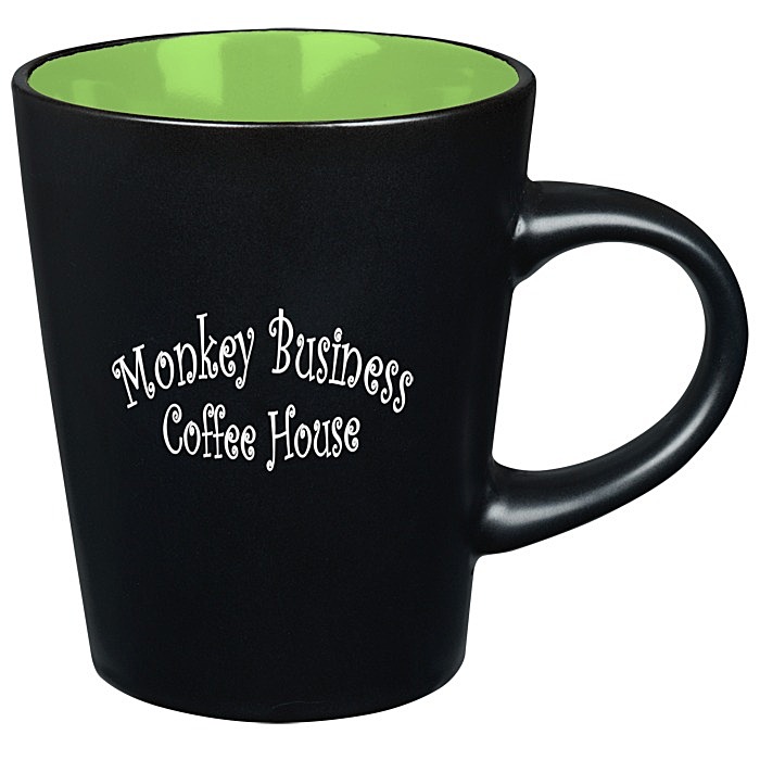 Custom Noir Ceramic Mug - 12 oz