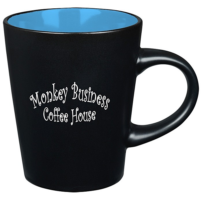 Custom Noir Ceramic Mug - 12 oz