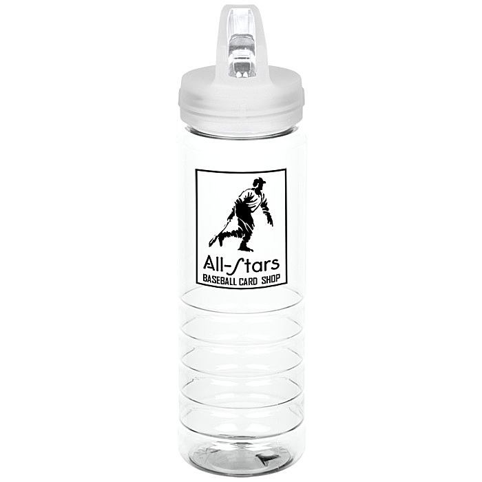 Custom Flip Out Ringed Sport Bottle - 26 oz.