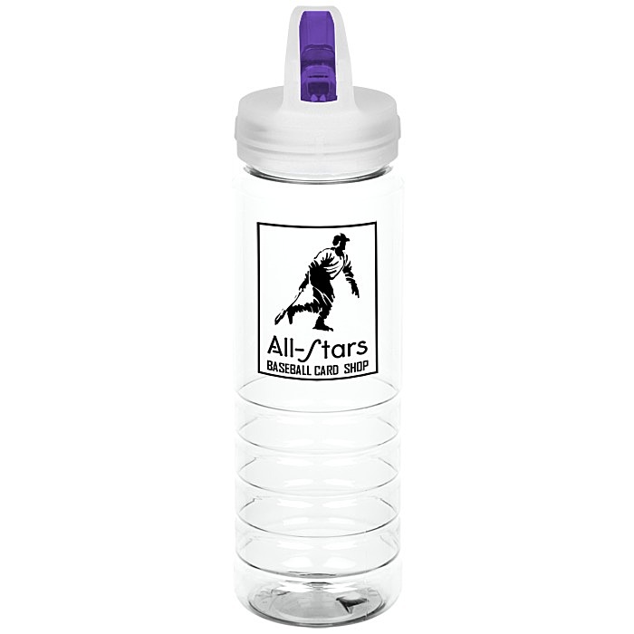 Custom Flip Out Ringed Sport Bottle - 26 oz.