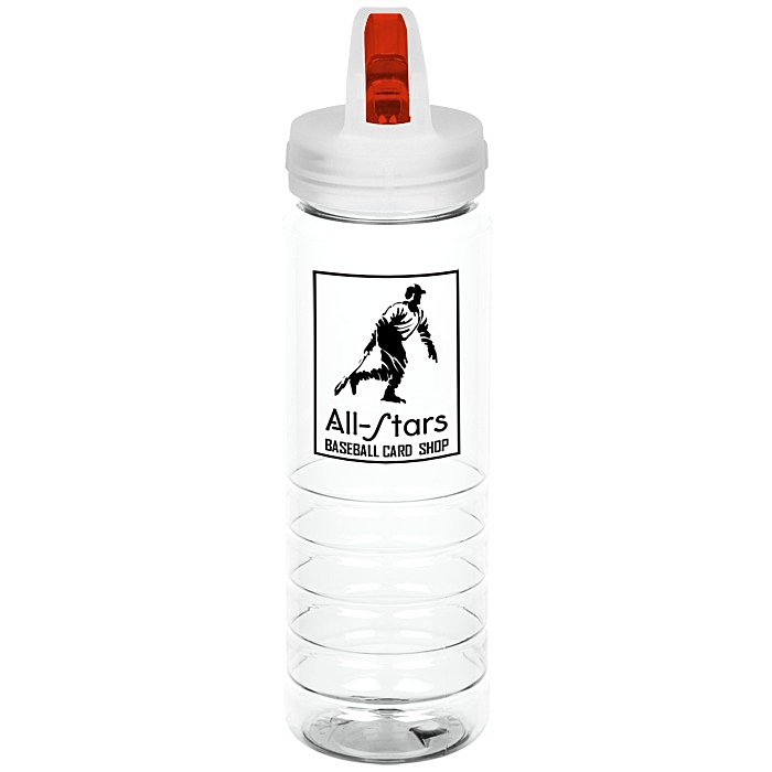 Custom Flip Out Ringed Sport Bottle - 26 oz.