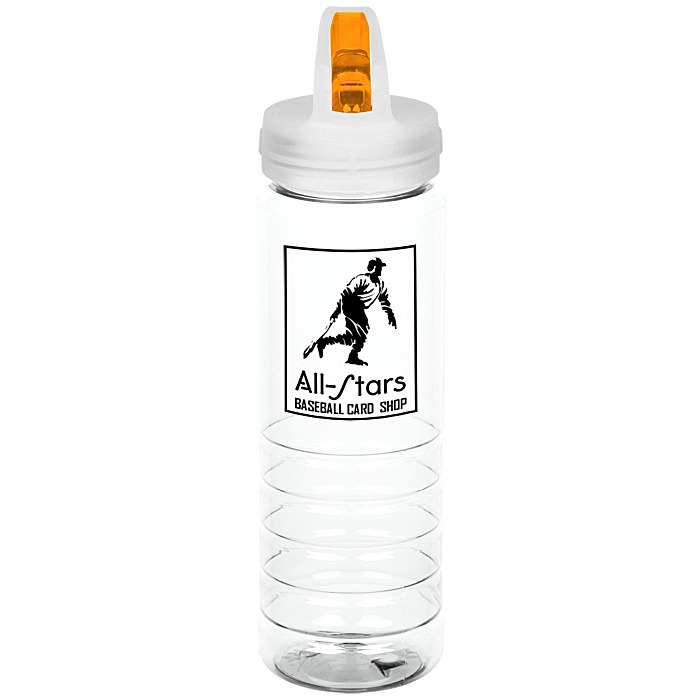 Custom Flip Out Ringed Sport Bottle - 26 oz.