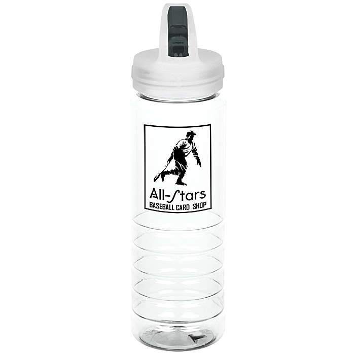 Custom Flip Out Ringed Sport Bottle - 26 oz.