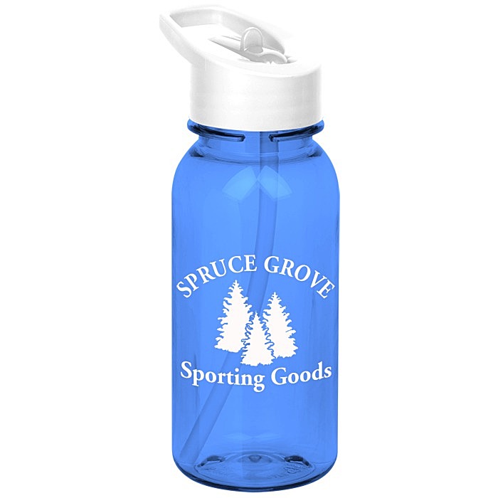 Custom Cadet Water Bottle with Flip Straw Lid - 18 oz