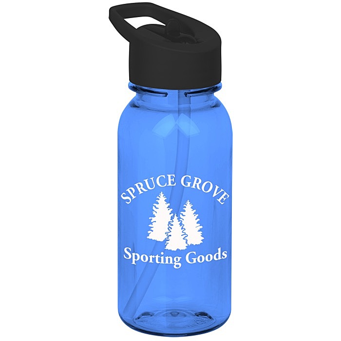 Custom Cadet Water Bottle with Flip Straw Lid - 18 oz