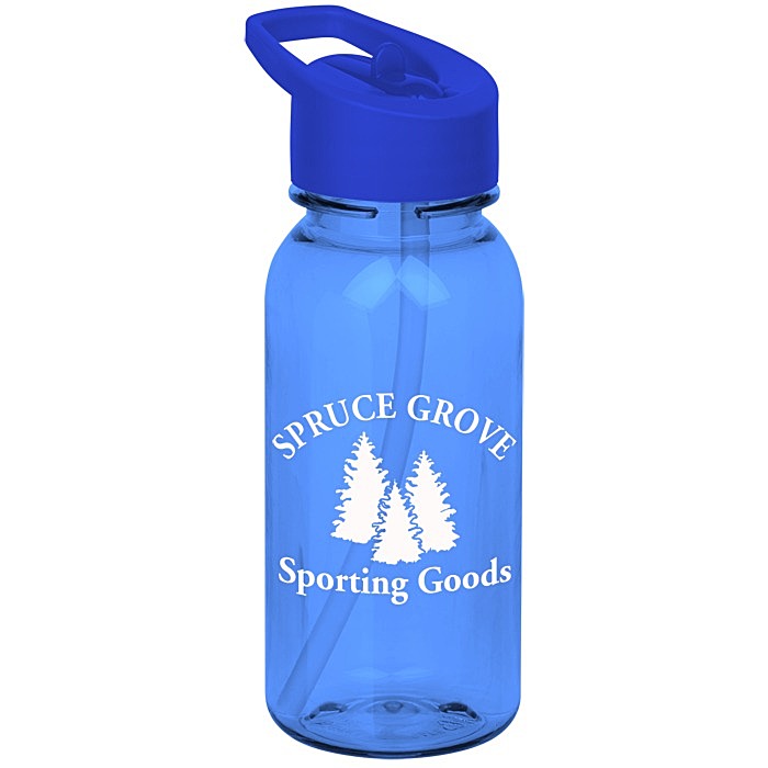 Custom Cadet Water Bottle with Flip Straw Lid - 18 oz