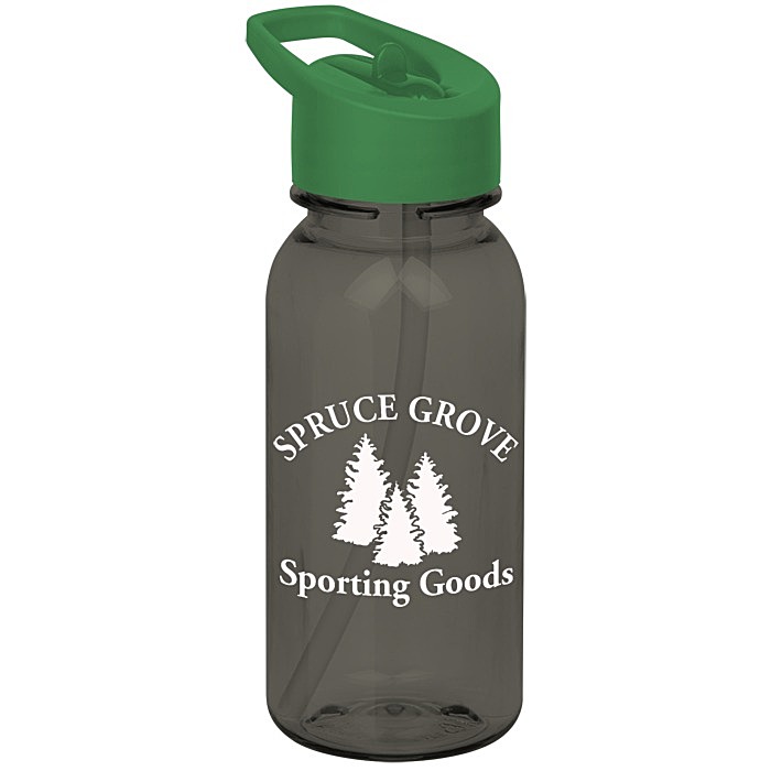 Custom Cadet Water Bottle with Flip Straw Lid - 18 oz