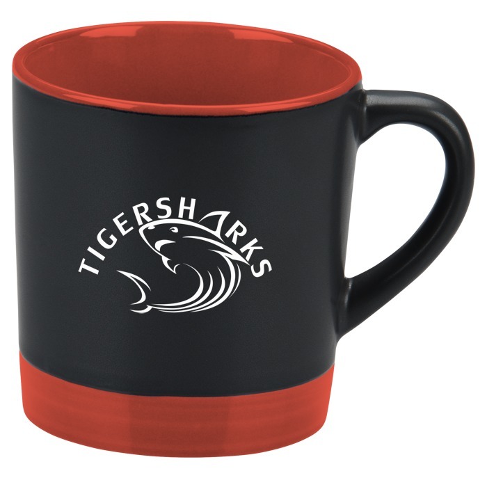 Custom Two-Tone Americano Coffee Mug - 12 ounces