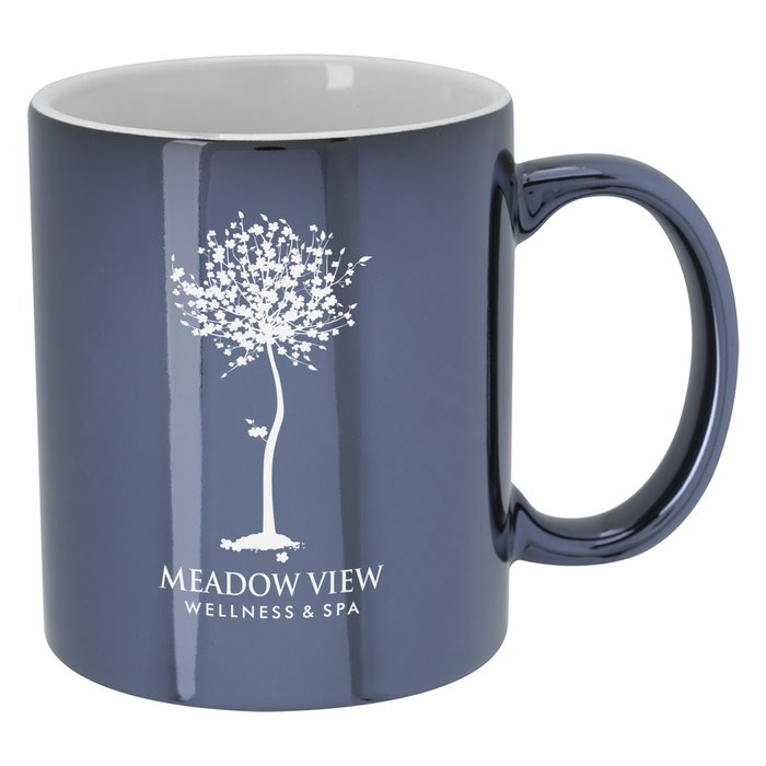Custom Iridescent Ceramic Mug - 11 oz - Closeout