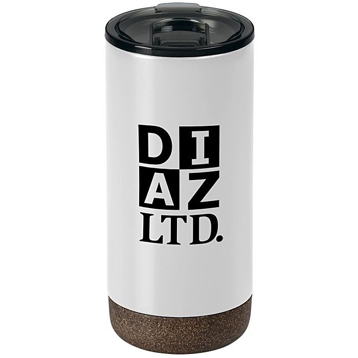 Custom Valhalla Vacuum Travel Tumbler with Cork Base - 16 oz.