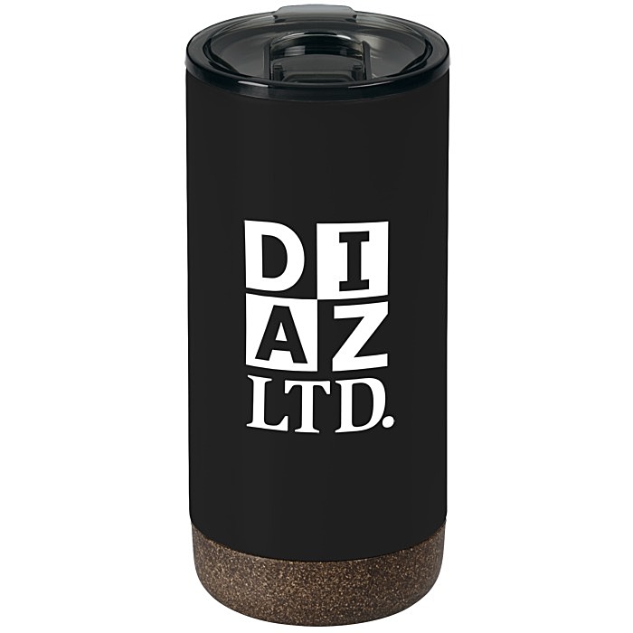 Custom Valhalla Vacuum Travel Tumbler with Cork Base - 16 oz.