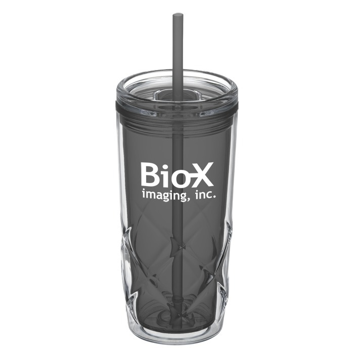 Custom Refresh Simplex Tumbler with Straw - 16 oz