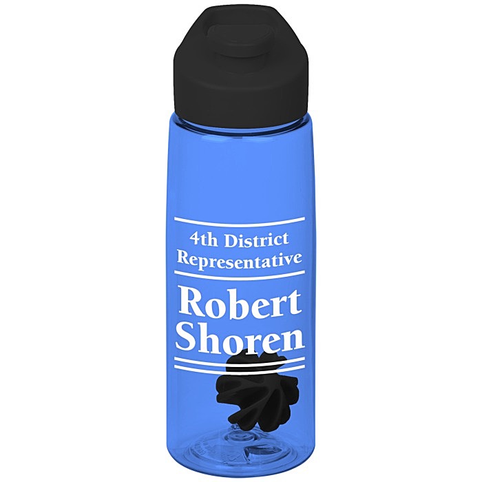 Custom Flair Bottle with Flip Carry Lid - 26 oz - Shaker