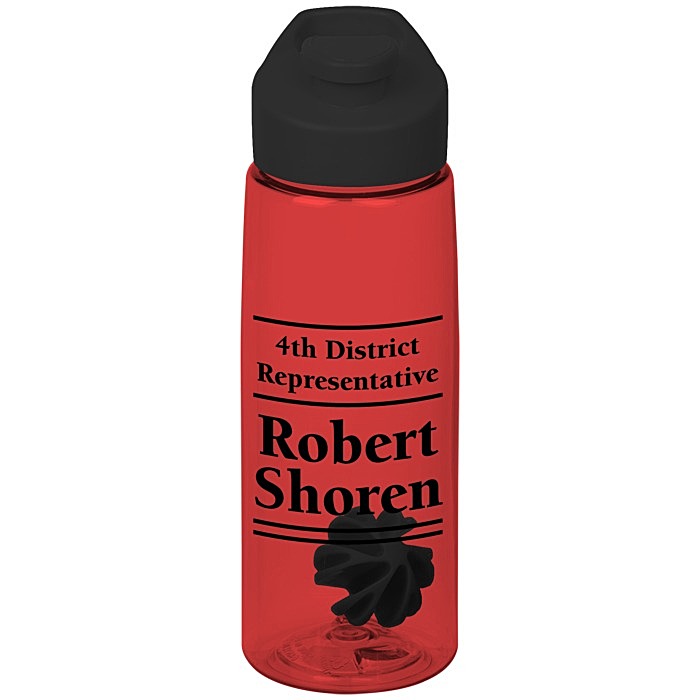 Custom Flair Bottle with Flip Carry Lid - 26 oz - Shaker