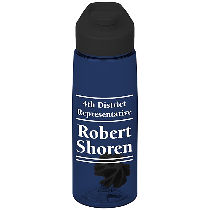 Custom Flair Bottle with Flip Carry Lid - 26 oz - Shaker
