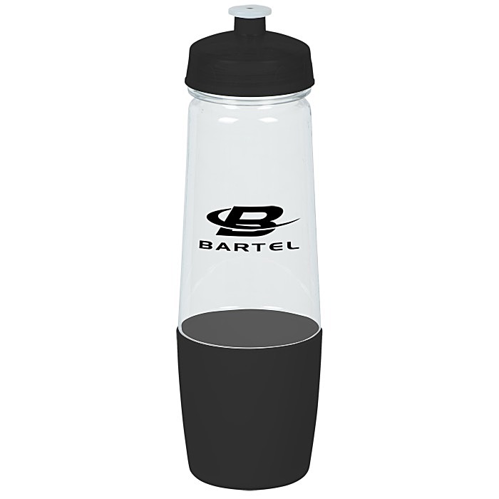 Custom PolySure Sip and Pour Water Bottle - 28 oz. - Clear