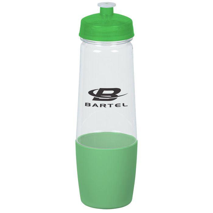 Custom PolySure Sip and Pour Water Bottle - 28 oz. - Clear