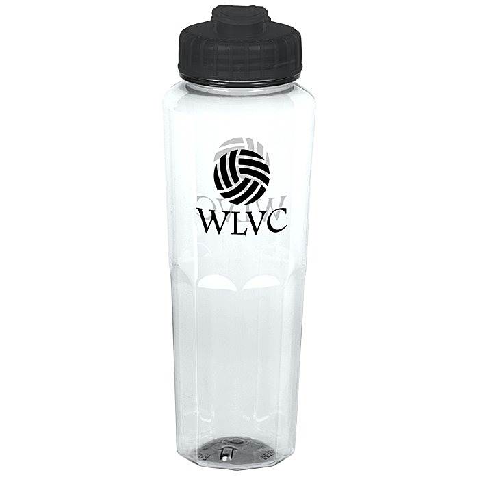 Custom PolySure Retro Water Bottle with Flip Lid - 32 oz