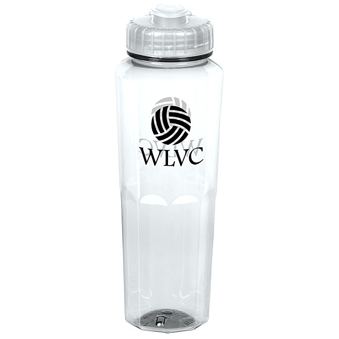 Custom PolySure Retro Water Bottle with Flip Lid - 32 oz