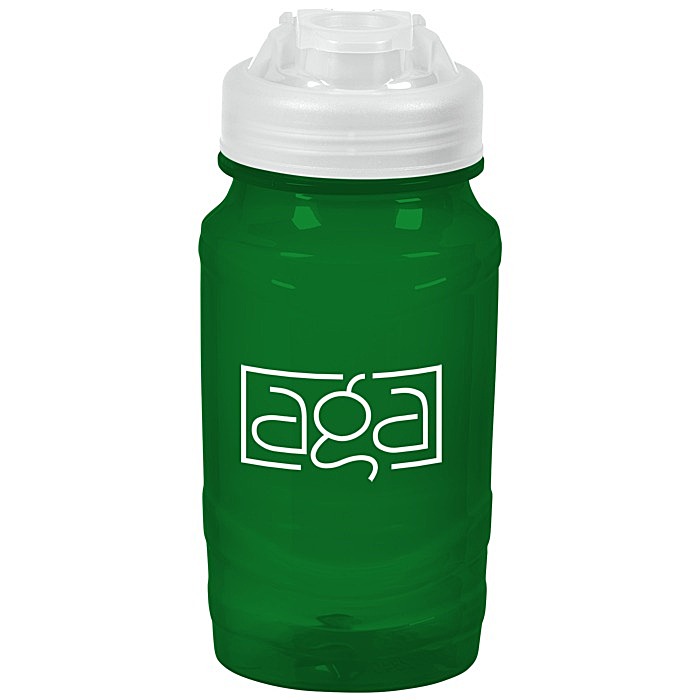 Custom Refresh Surge Water Bottle with Flip Lid - 16 oz