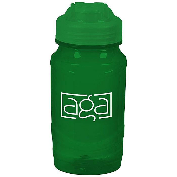 Custom Refresh Surge Water Bottle with Flip Lid - 16 oz