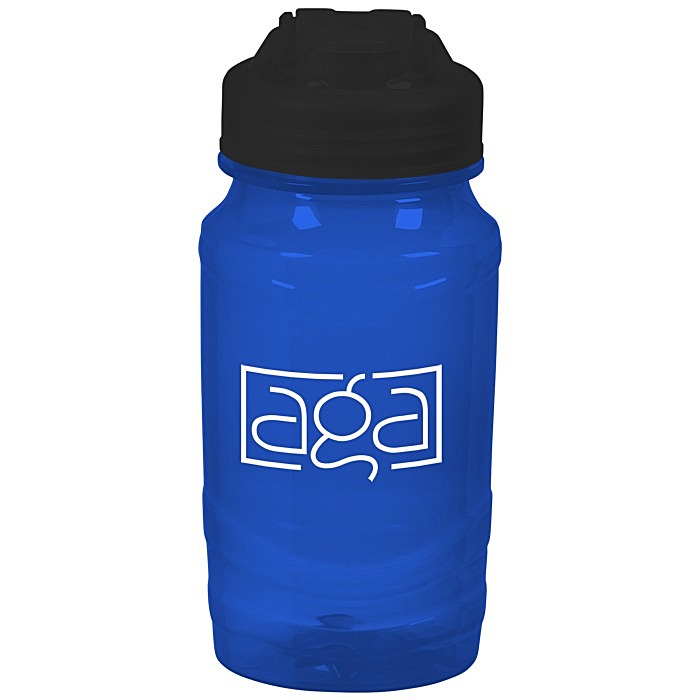 Custom Refresh Surge Water Bottle with Flip Lid - 16 oz