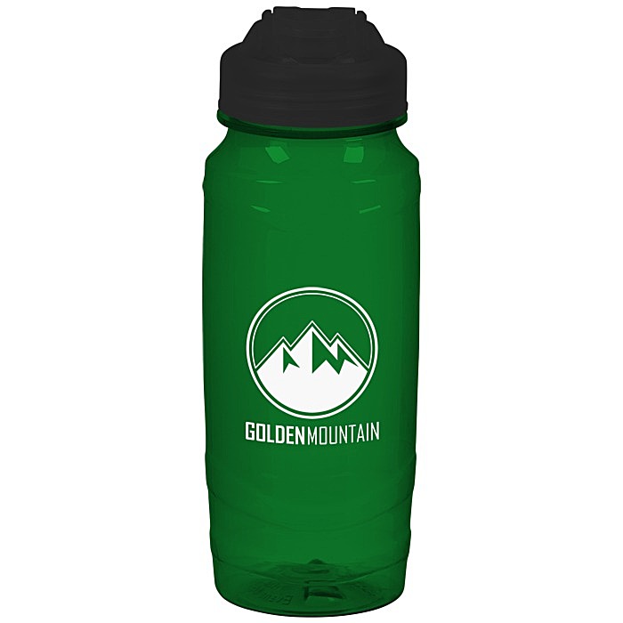 Custom Refresh Surge Water Bottle with Flip Lid - 24 oz