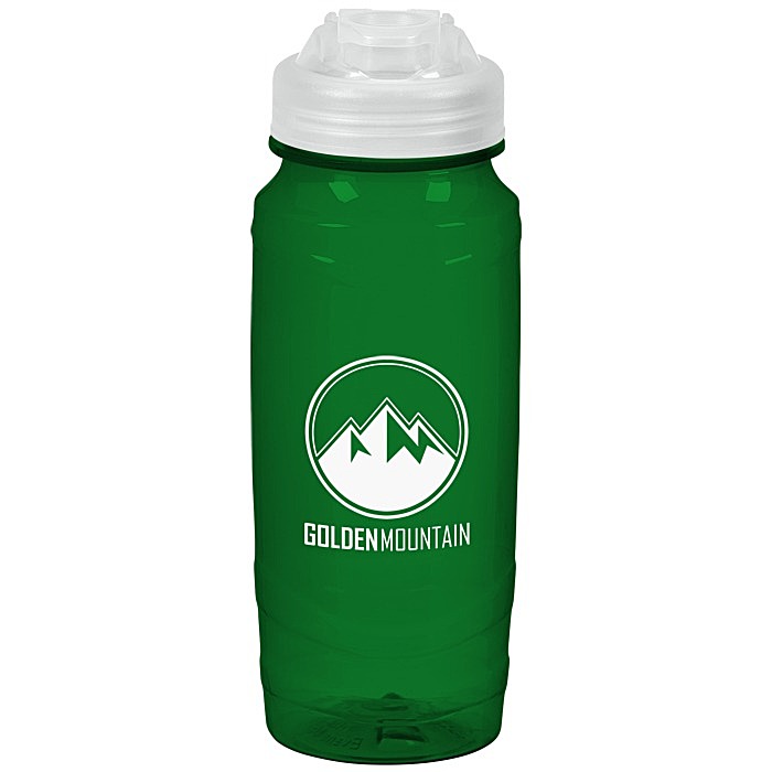 Custom Refresh Surge Water Bottle with Flip Lid - 24 oz