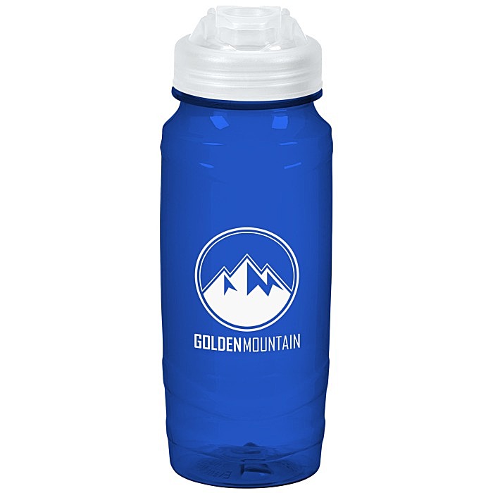 Custom Refresh Surge Water Bottle with Flip Lid - 24 oz