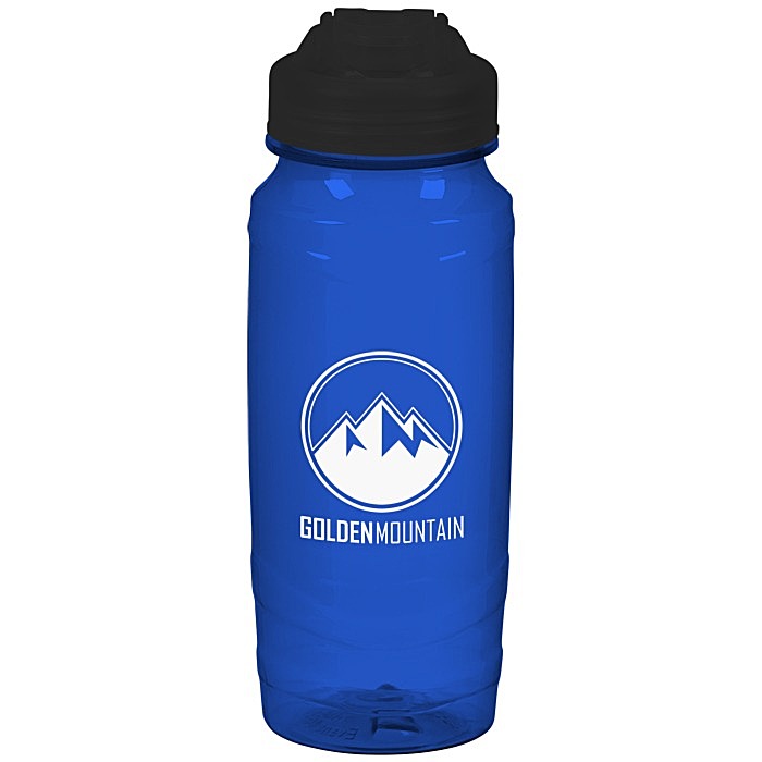 Custom Refresh Surge Water Bottle with Flip Lid - 24 oz