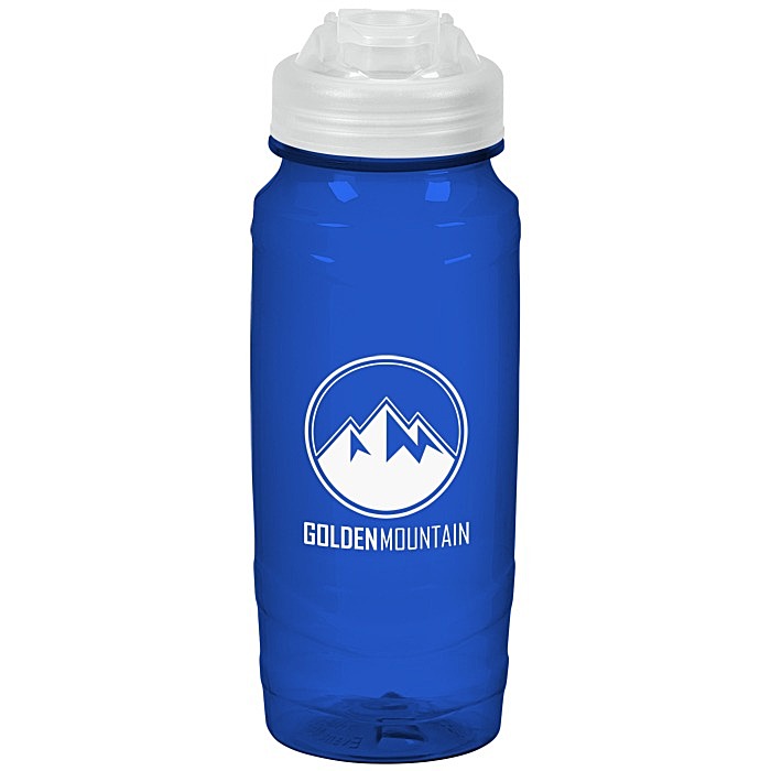 Custom Refresh Surge Water Bottle with Flip Lid - 24 oz