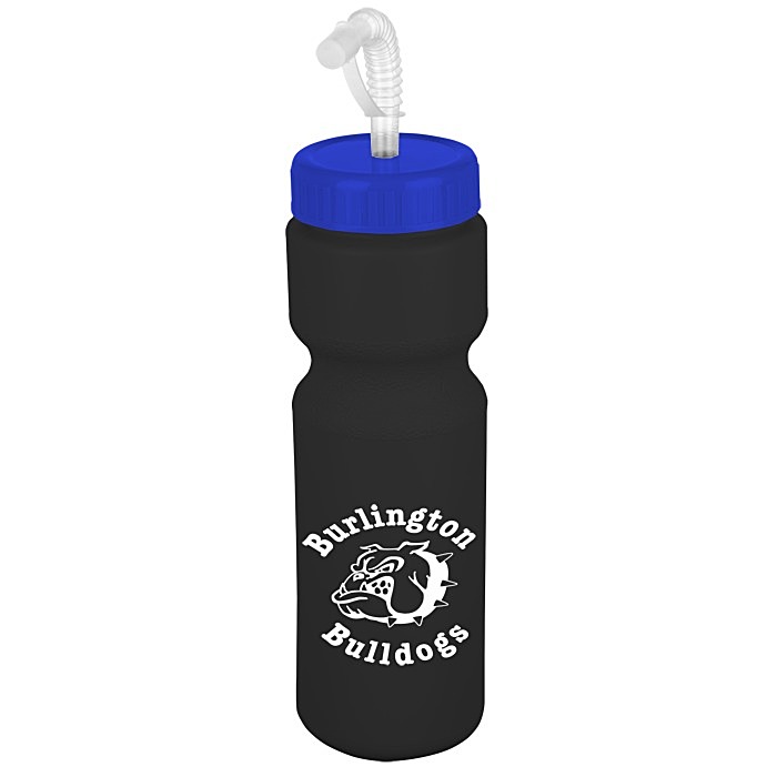 Custom Value Water Bottle with Straw Lid - 28 oz - Colours