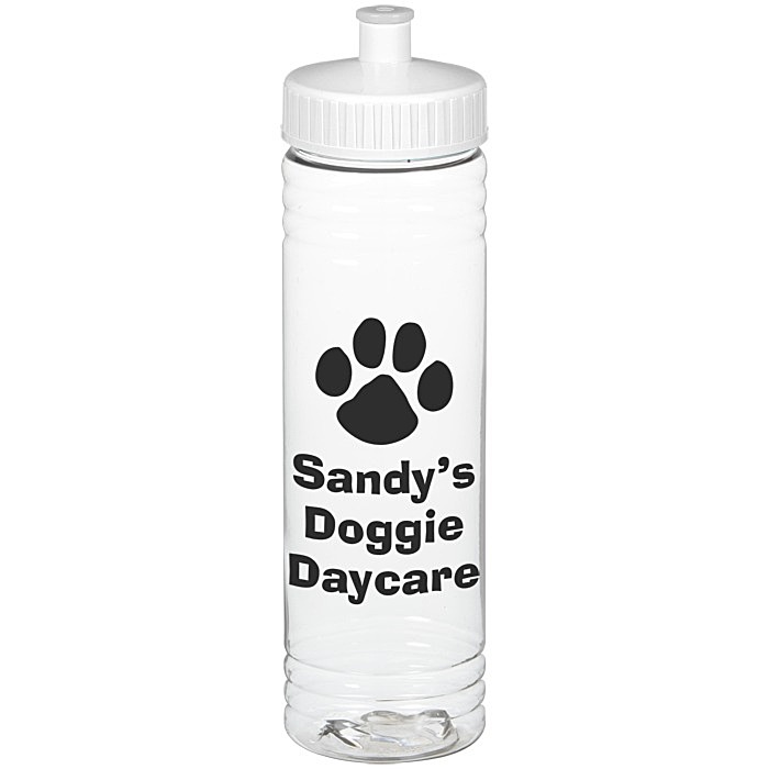 Custom Clear Impact Halcyon Water Bottle - 24 oz