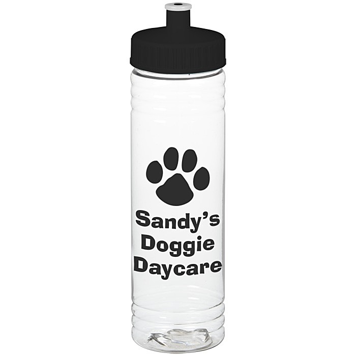 Custom Clear Impact Halcyon Water Bottle - 24 oz