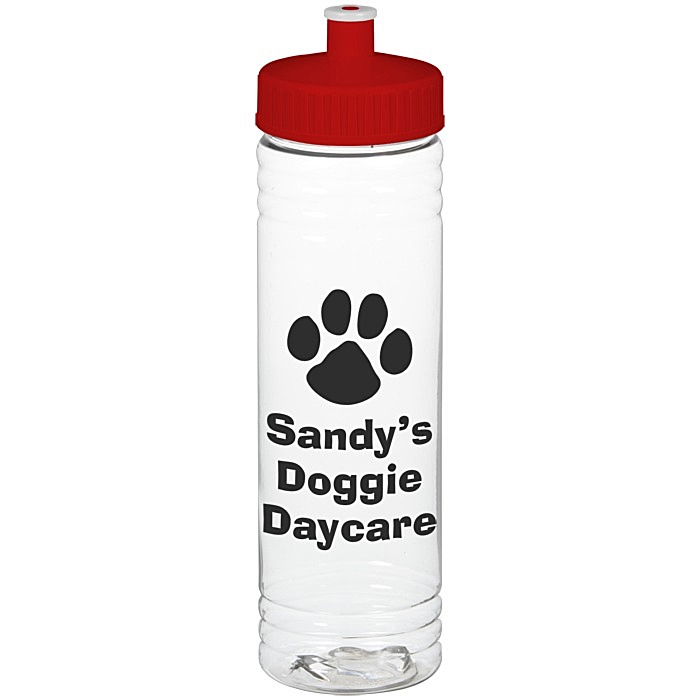 Custom Clear Impact Halcyon Water Bottle - 24 oz