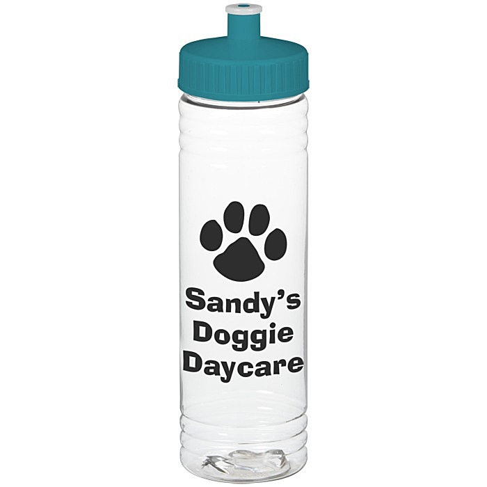 Custom Clear Impact Halcyon Water Bottle - 24 oz