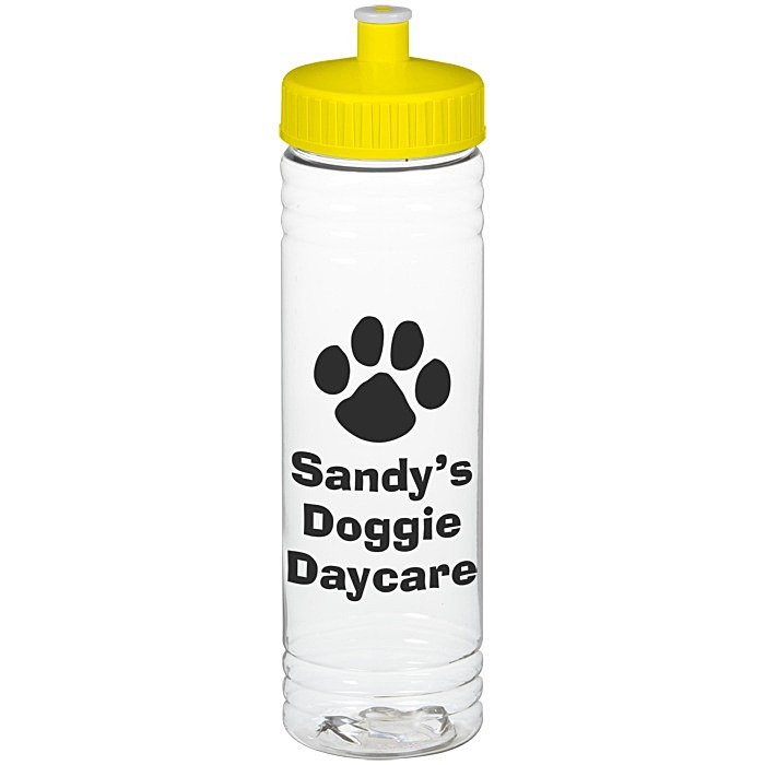 Custom Clear Impact Halcyon Water Bottle - 24 oz
