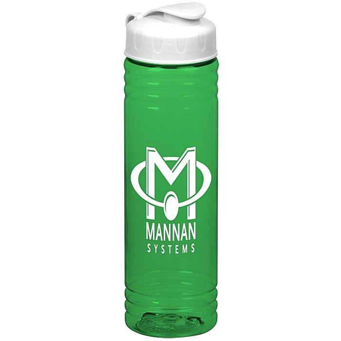Custom Halcyon Water Bottle with Flip Lid - 24 oz