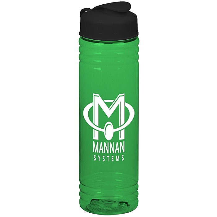 Custom Halcyon Water Bottle with Flip Lid - 24 oz