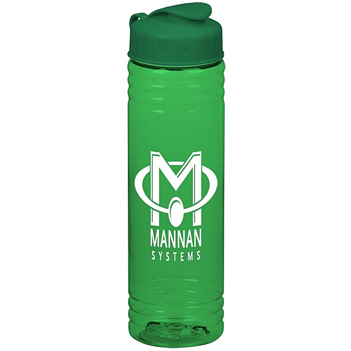 Custom Halcyon Water Bottle with Flip Lid - 24 oz