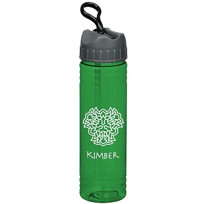 Custom Halcyon Water Bottle with Sport Lid - 24 oz