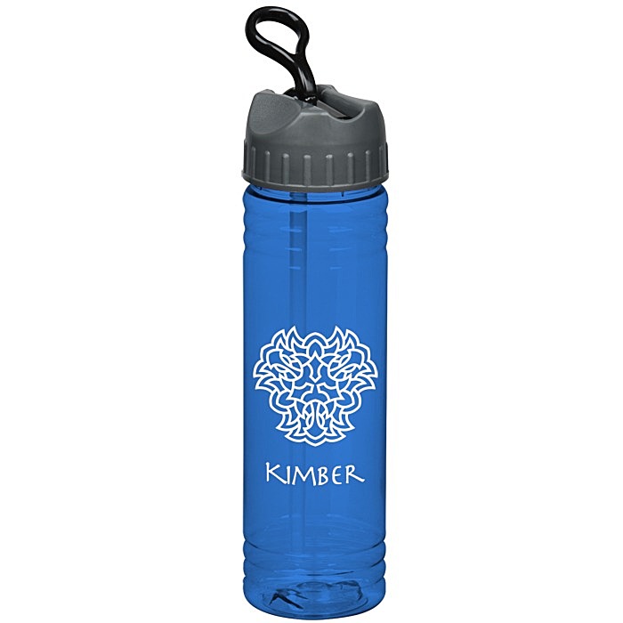 Custom Halcyon Water Bottle with Sport Lid - 24 oz