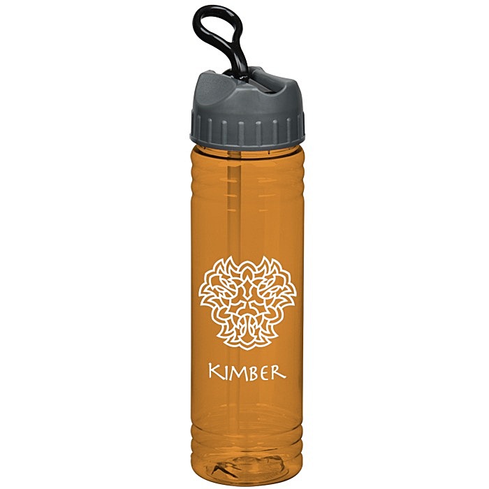 Custom Halcyon Water Bottle with Sport Lid - 24 oz