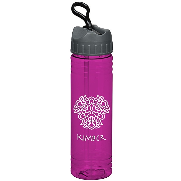 Custom Halcyon Water Bottle with Sport Lid - 24 oz
