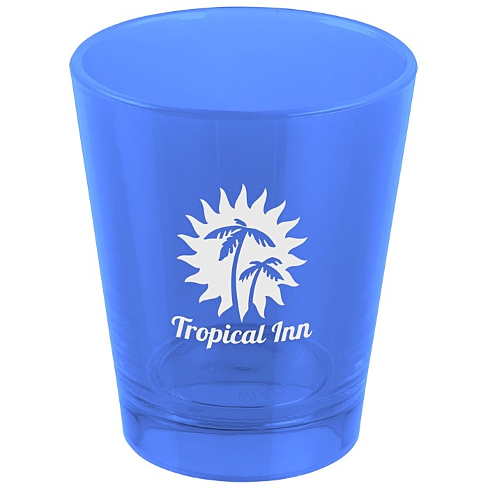 Custom UV Reactive Glow Shot Glass - 1.5 oz.